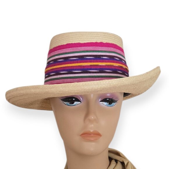 The Palm Hats Factory "La Giralda" Crafted by The Maya-Quiche Indians Panama Hat - Picture 2 of 8